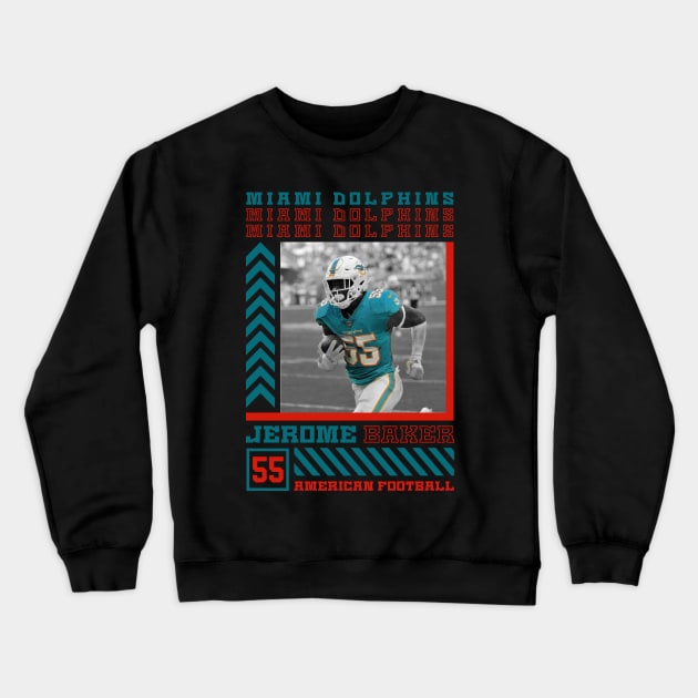 JEROME BAKER Crewneck Sweatshirt by hackercyberattackactivity